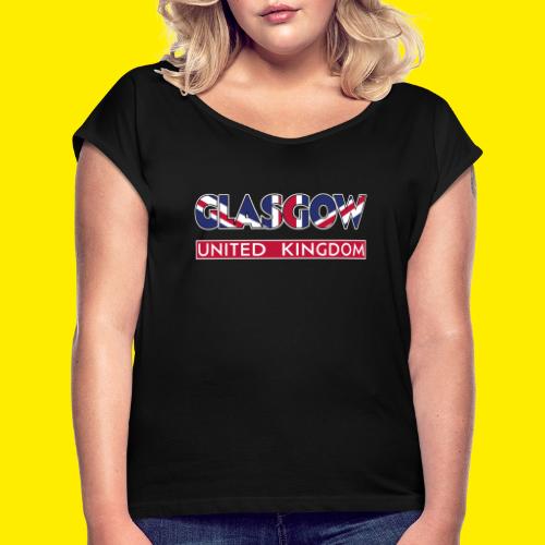 Glasgow - Det Forenede Kongerige - Dame T-shirt med rulleærmer