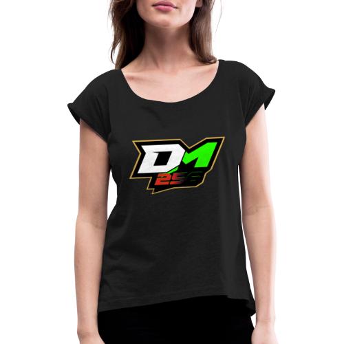 Dominik Möser 256 - Frauen T-Shirt mit gerollten Ärmeln