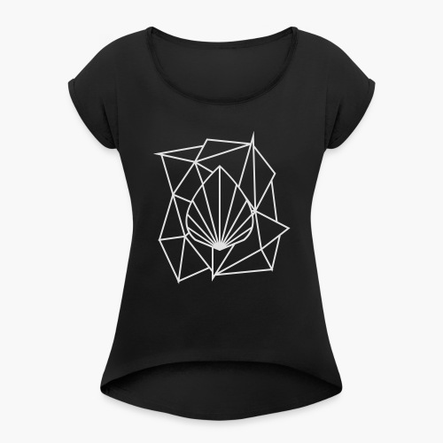 Polygon Augmented Logo - Women's T-Shirt with rolled up sleeves