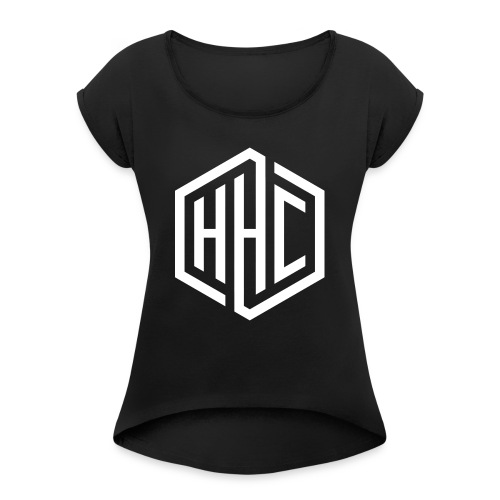 HHC Logo - Frauen T-Shirt mit gerollten Ärmeln