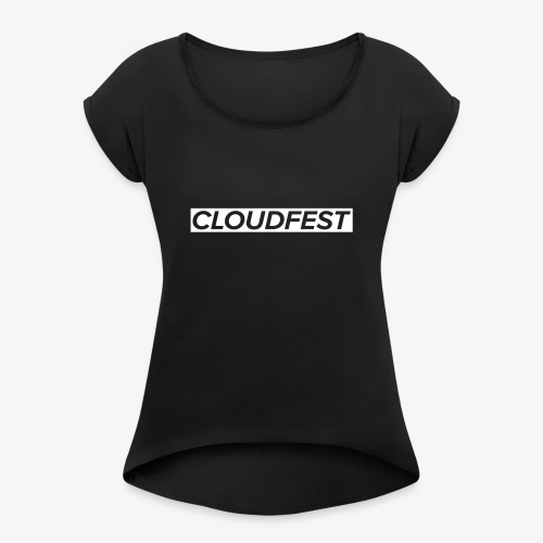 Cloud Festival - Women's T-Shirt with rolled up sleeves