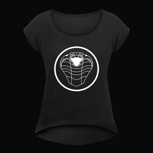 Logo Cobra Moto Madness - T-shirt à manches retroussées Femme