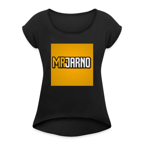 MRJARNOMERCH - Vrouwen T-shirt met opgerolde mouwen