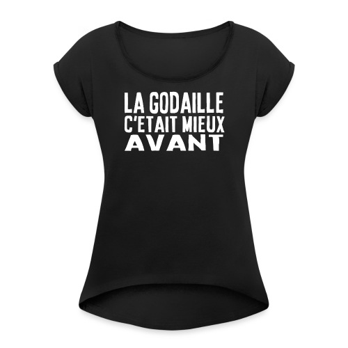 LA GODAILLE - recto/verso - T-shirt à manches retroussées Femme