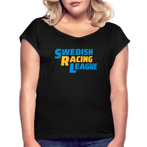 SRL utan GTS logo - T-shirt med upprullade ärmar dam