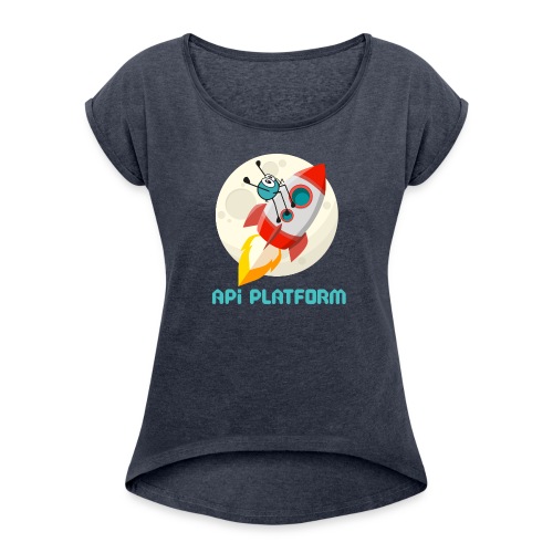 Webby Rocket - T-shirt à manches retroussées Femme
