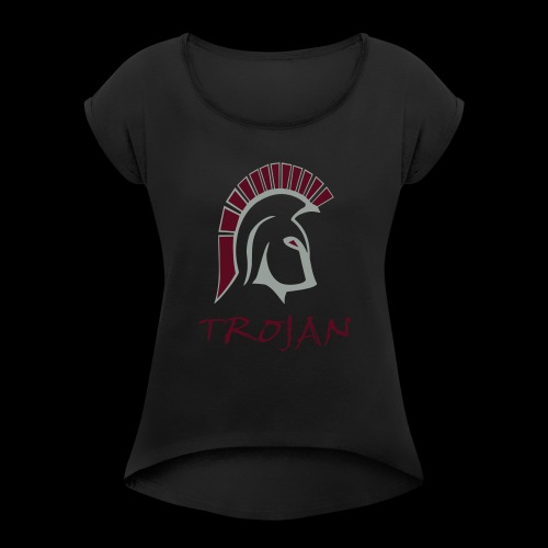 Trojan - Dame T-shirt med rulleærmer