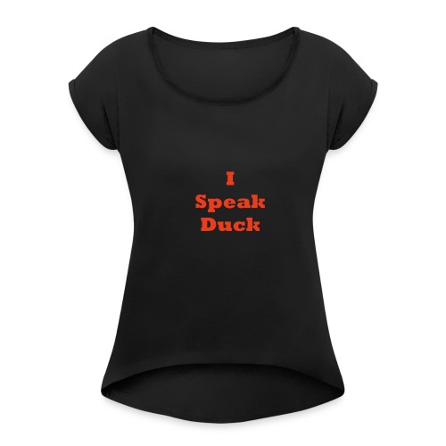 Duck - T-shirt à manches retroussées Femme
