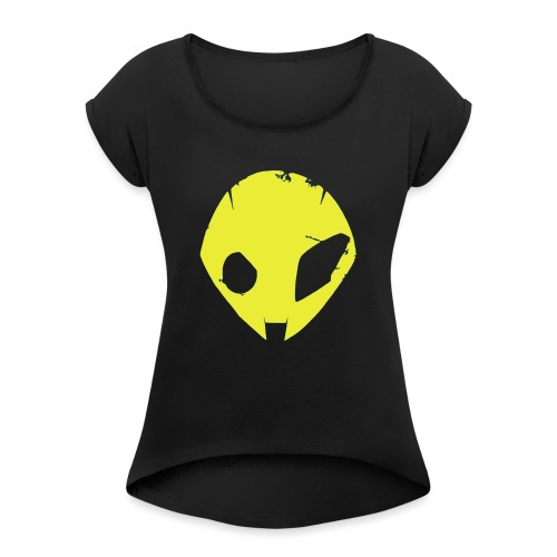 alien s1000rr - Frauen T-Shirt mit gerollten Ärmeln