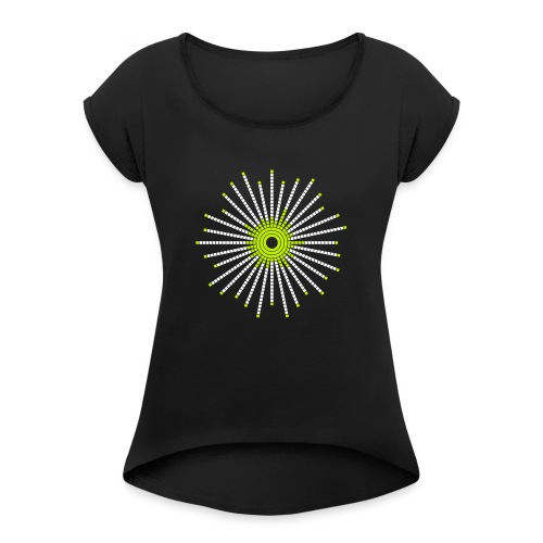 fancy_circle - Women's T-Shirt with rolled up sleeves