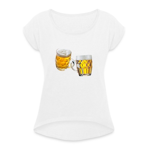 Boccali di birra - Maglietta da donna con risvolti