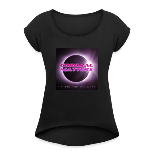 Coronal Matters Warten auf Rosetta-CD-Cover - Frauen T-Shirt mit gerollten Ärmeln