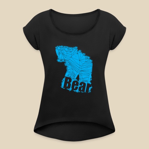 Blue Bear - T-shirt à manches retroussées Femme