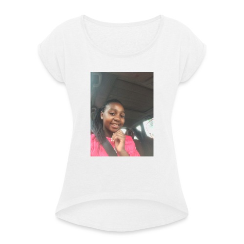 tee shirt personnalser par moi LeaFashonIndustri - T-shirt à manches retroussées Femme