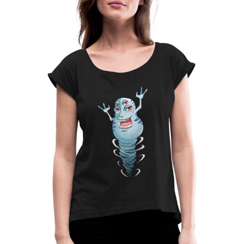 Space patate - T-shirt à manches retroussées Femme