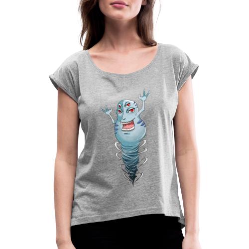 Space patate - T-shirt à manches retroussées Femme
