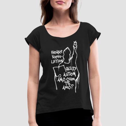 HEART REVOLUTION - Maglietta da donna con risvolti