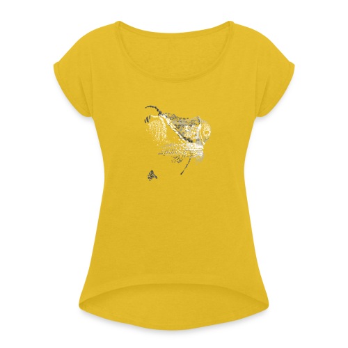 chameleon - Frauen T-Shirt mit gerollten Ärmeln