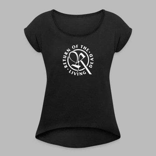 Return of the Living Dead - Logo - Frauen T-Shirt mit gerollten Ärmeln