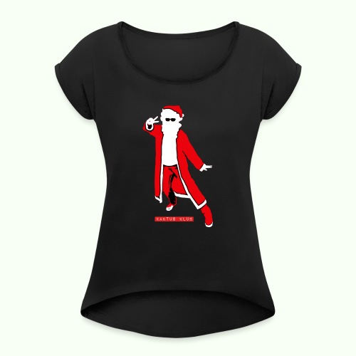 Wonderful X-mas Dance - the Christmas Craze! - Frauen T-Shirt mit gerollten Ärmeln
