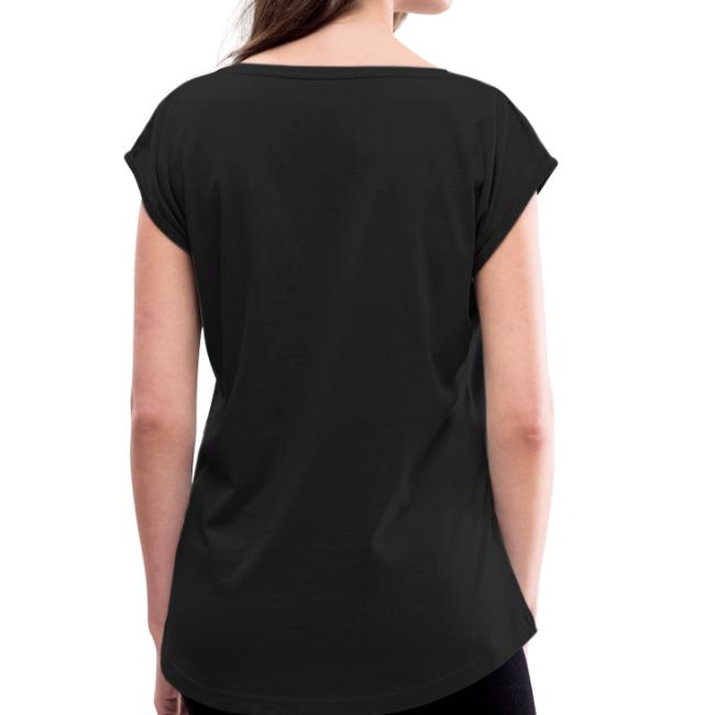 Vorschau: seinige und ihrige - Frauen T-Shirt mit gerollten Ärmeln