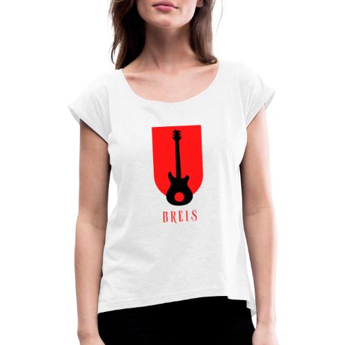Breis rock merchandising - Camiseta con manga enrollada mujer