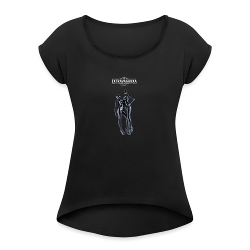 eXtravaganXa - Trinity - Frauen T-Shirt mit gerollten Ärmeln