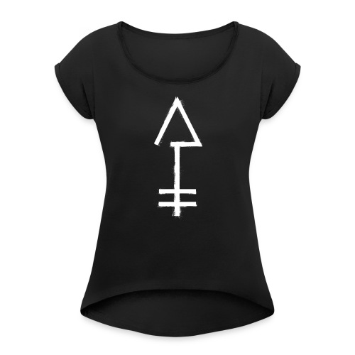 symbol phosphorus 1 - Frauen T-Shirt mit gerollten Ärmeln