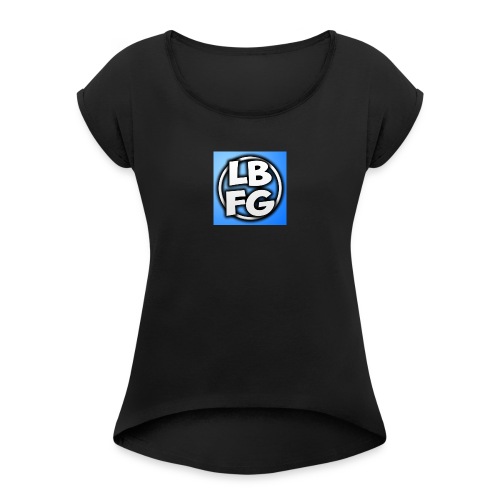 snapback | Longboardfreakgaming - Vrouwen T-shirt met opgerolde mouwen
