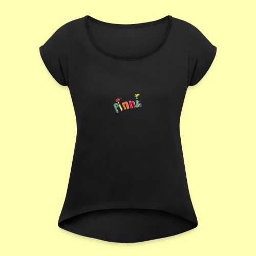 Pinni® Desing - Frauen T-Shirt mit gerollten Ärmeln