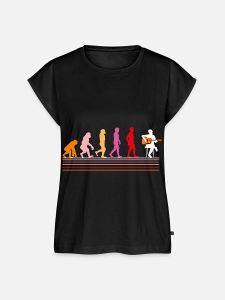 Gitarrenentwicklung - Frauen Premium Bio Top - Schwarz