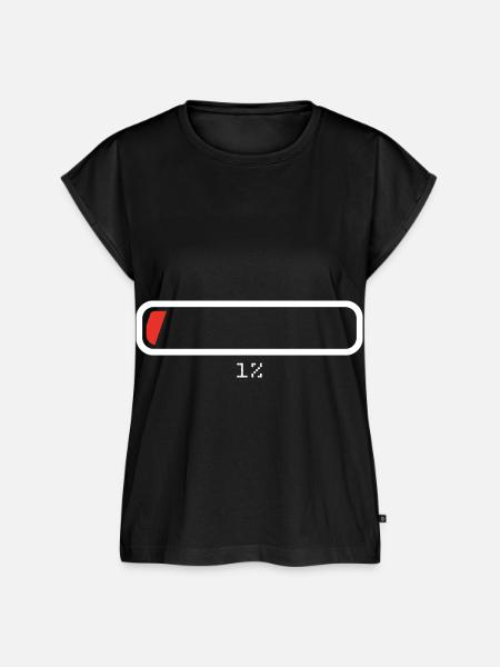 Ladebalken Loading - Frauen Premium Bio Top - Schwarz