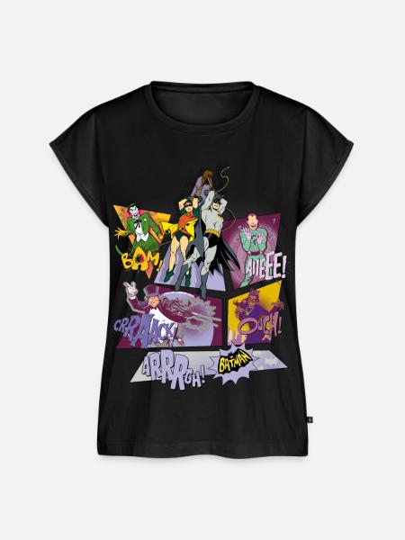 DC Comics Robin Bösewichte Gruppenbild - Frauen Premium Bio Top - Schwarz