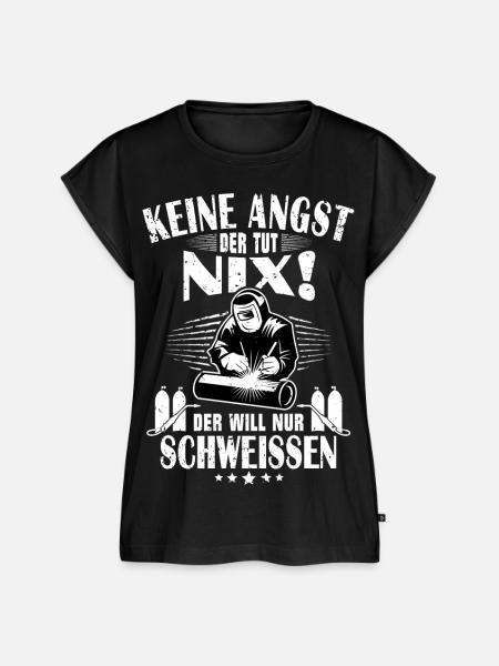 Schweissen Spruch Schweisser Beruf - Frauen Premium Bio Top - Schwarz