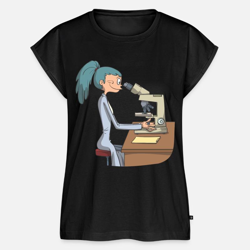 Microscope de sciences biomédicales - Haut bio Premium Femme - noir