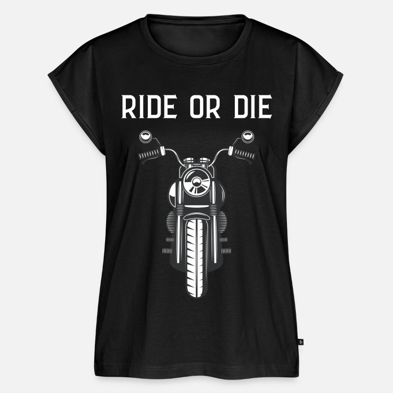 Reite oder stirb - Frauen Premium Bio Top - Schwarz