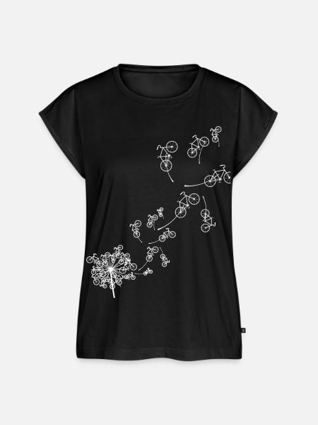 Pusteblume Löwenzahn - Frauen Premium Bio Top - Schwarz