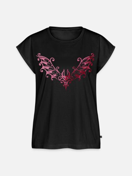 Fledermaus Fledermäuse Vampir - Frauen Premium Bio Top - Schwarz