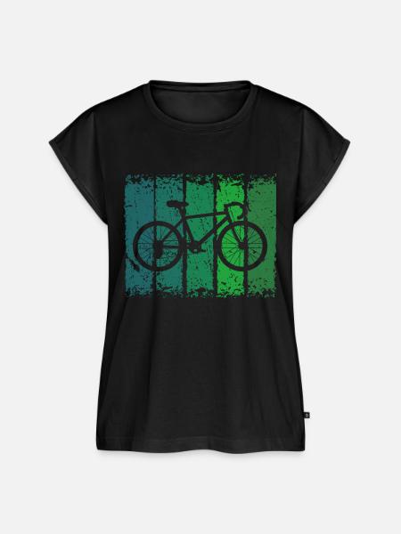 Fahrrad - Frauen Premium Bio Top - Schwarz