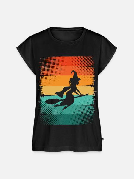Hexe - Frauen Premium Bio Top - Schwarz