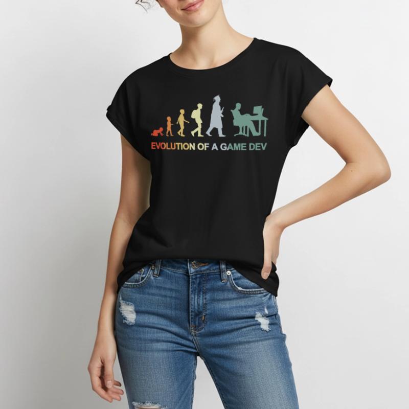 Game Dev Evolution Women’s Premium Organic Top