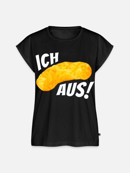 Ich flip aus! - Erdnussflip Peanut - Frauen Premium Bio Top - Schwarz