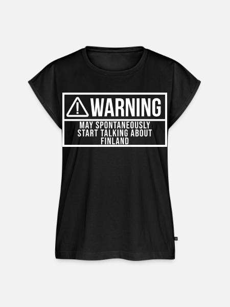 Finnland Finnland Finnland - Frauen Premium Bio Top - Schwarz