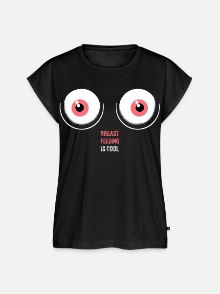 Skurriles Still-Umarmungsdesign - Frauen Premium Bio Top - Schwarz