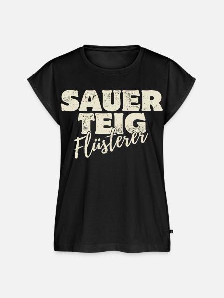 Sauerteig Flüsterer - Frauen Premium Bio Top - Schwarz