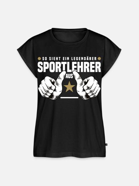 Sportlehrer - Frauen Premium Bio Top - Schwarz