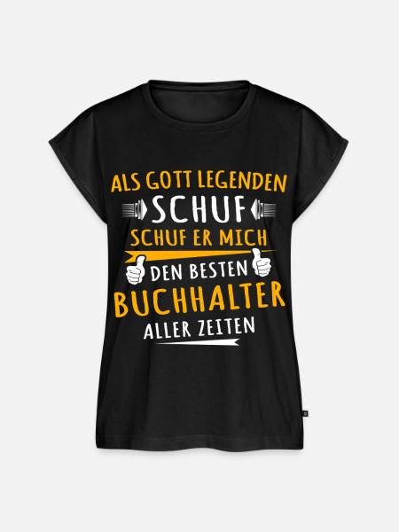 Buchhalter - Frauen Premium Bio Top - Schwarz