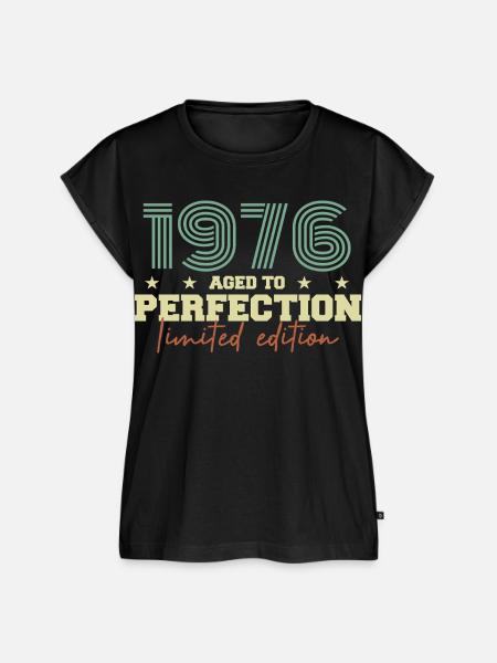 1976 - Frauen Premium Bio Top - Schwarz