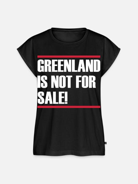 Greenland Is Not For Sale - Frauen Premium Bio Top - Schwarz