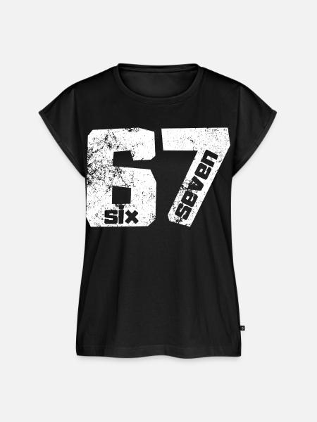 67 Six Seven - Frauen Premium Bio Top - Schwarz
